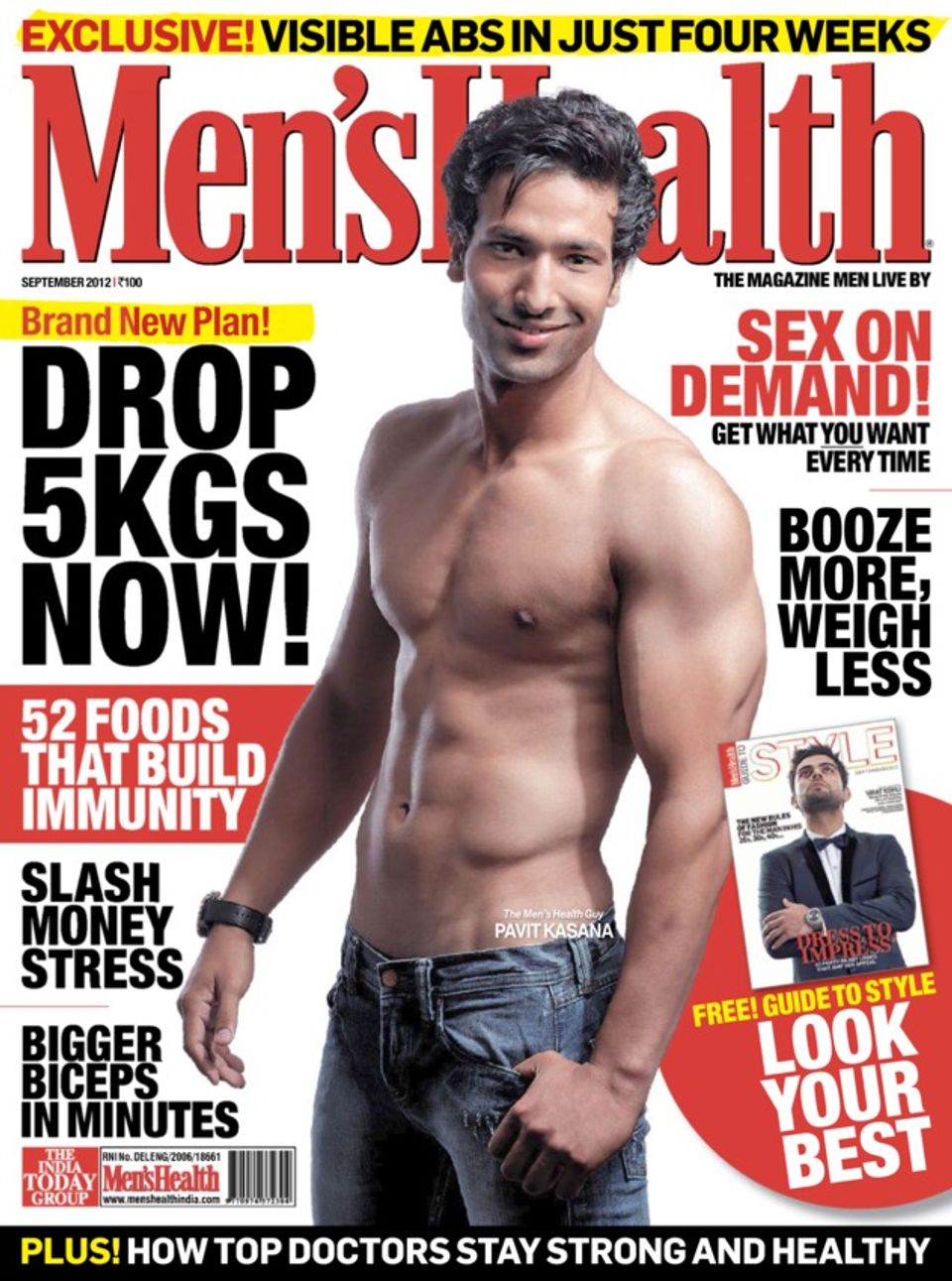 Men's Health IndiaSeptember 2012 Magazine Get your Digital Subscription